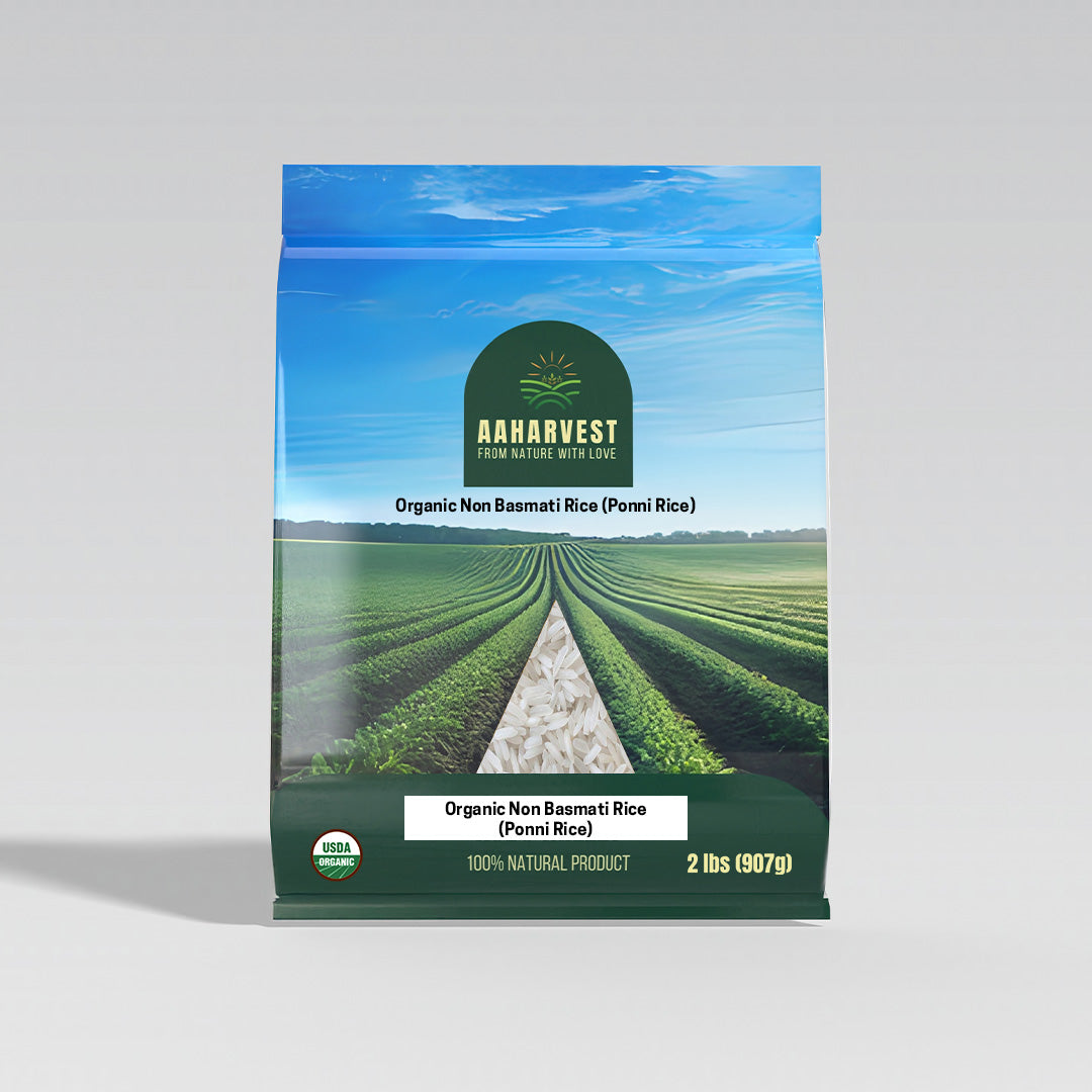 Organic Non Basmati Rice (Ponni Rice) - 2lb